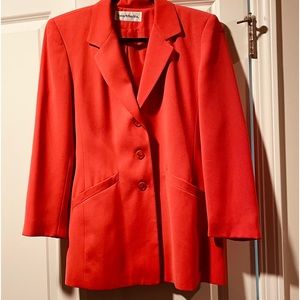Ladies Long Length Fitted Blazer Sz 8